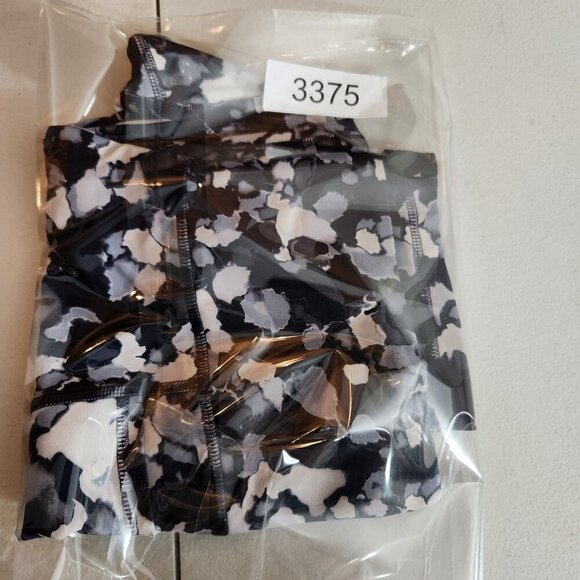 Old Navy Active Elevate Legging Womens Large Blue White Ink Spot Go Dry Pockets - Picture 16 of 16